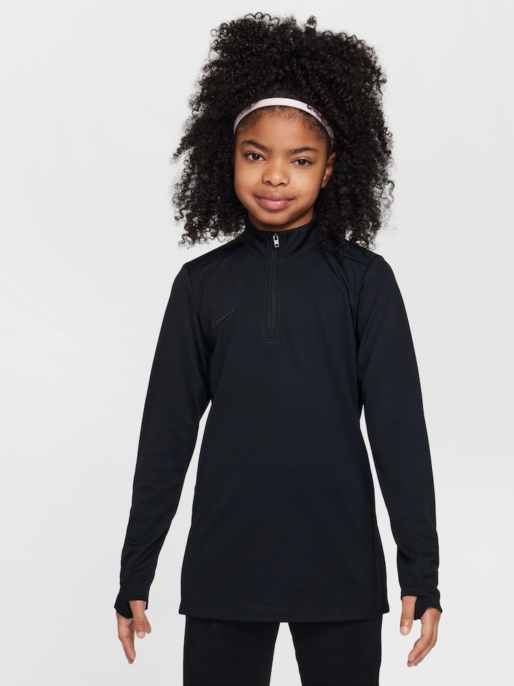 Nike Black Purple Dri-FIT Academy 25 Half Zip Drill Top - Image 1 of 7