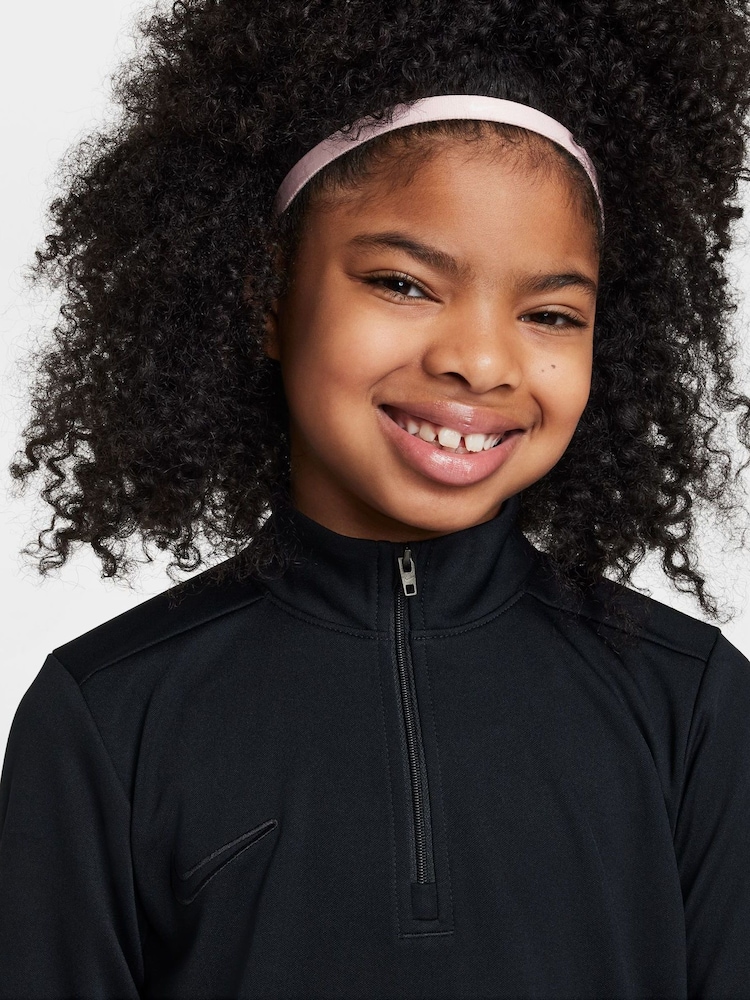Zwart en paars - Nike Dri-FIT Academy 25 Half Zip Drill Top - Image 5 of 7
