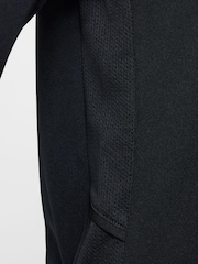 Nike Black Purple Dri-FIT Academy 25 Half Zip Drill Top - Image 7 of 7