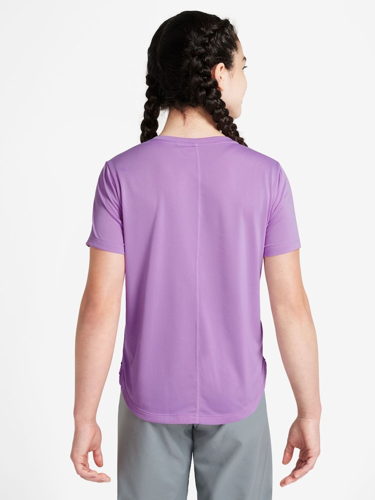 Nike Rush Lilac Dri-FIT One Classic T-Shirt - Image 2 of 3