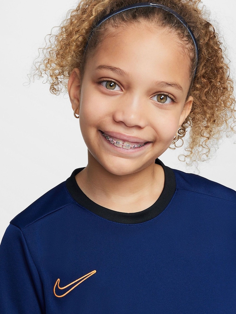 Void Blue - Nike Academy 25 Dri-FIT Football Shirt - Image 4 of 6
