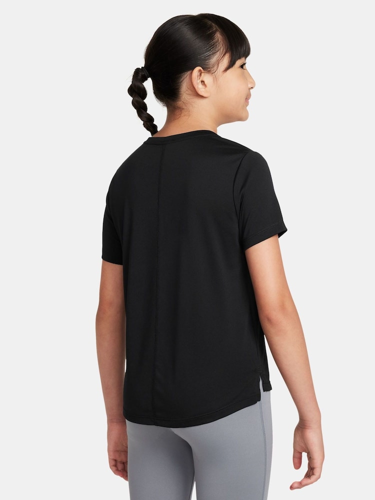 Nike Black Dri-FIT One Classic T-Shirt - Image 2 of 3