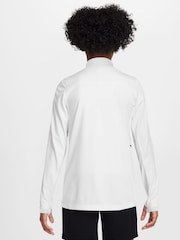 Nike White Dri-FIT Academy 25 Half Zip Drill Top - Image 2 of 3