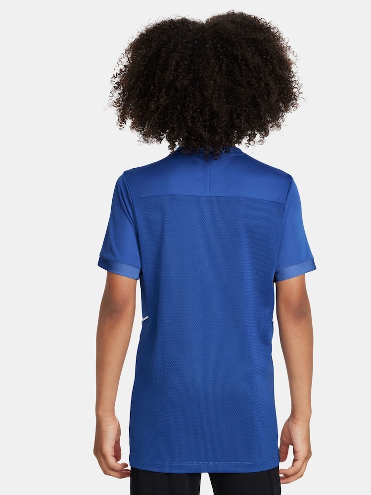 Niebieski - Nike Academy 25 Dri-FIT Football Shirt - Image 2 of 3