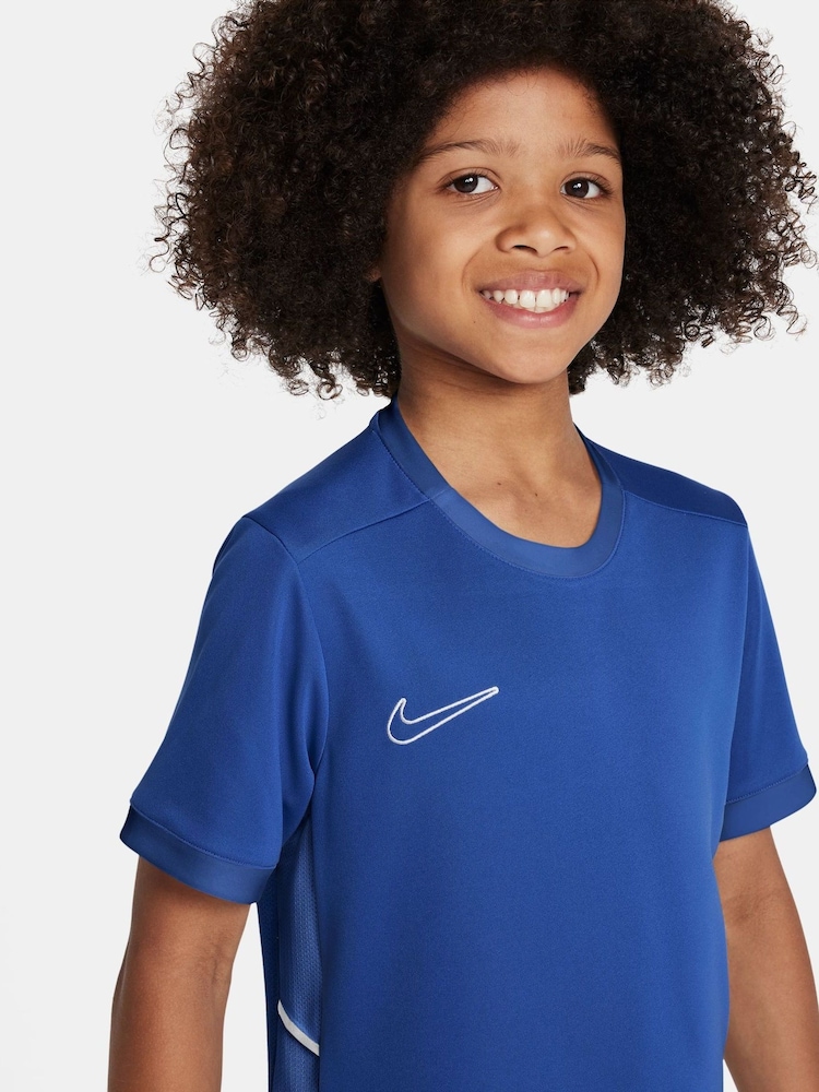 Niebieski - Nike Academy 25 Dri-FIT Football Shirt - Image 3 of 3
