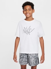 Nike White Dri-FIT Short Sleeve T-Shirt - Image 1 of 5