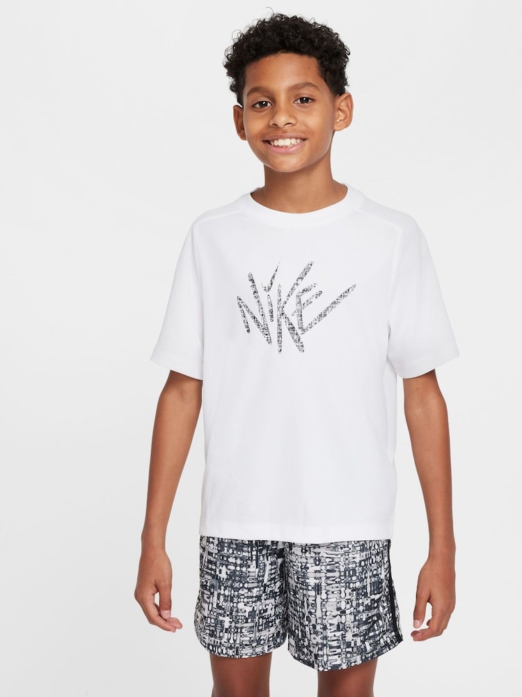 Nike White Dri-FIT Short Sleeve T-Shirt - Image 1 of 5