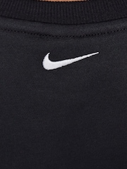 Nike Black Boxy Varsity Crew Neck Sweatshirt - Image 5 of 6
