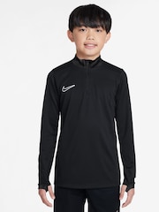 Nike Black/White Dri-FIT Academy 25 Half Zip Drill Top - Image 1 of 3