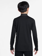 Nike Black/White Dri-FIT Academy 25 Half Zip Drill Top - Image 2 of 3