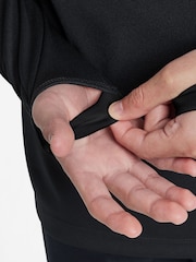 Nike Black/White Dri-FIT Academy 25 Half Zip Drill Top - Image 3 of 3