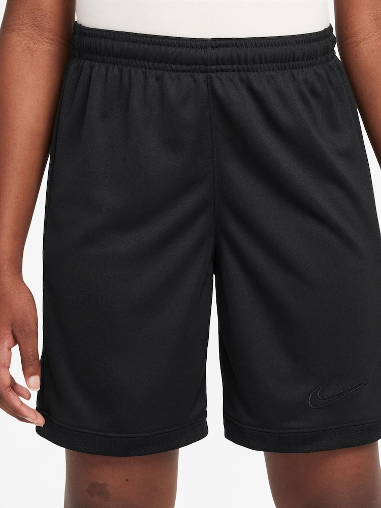 Nike Black Purple Dri-FIT Academy 25 Shorts - Image 1 of 4