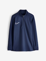 Nike Midnight Navy Dri-FIT Academy 25 Half Zip Drill Top - Image 4 of 7