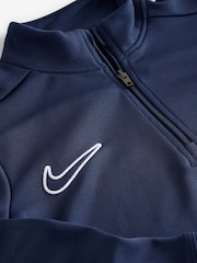 Nike Midnight Navy Dri-FIT Academy 25 Half Zip Drill Top - Image 6 of 7