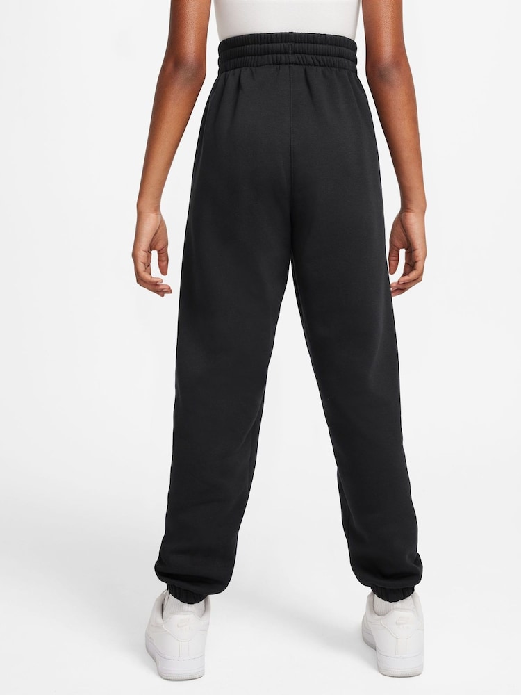 Nike Black Oversized Club Fleece Trousers - Image 2 of 3