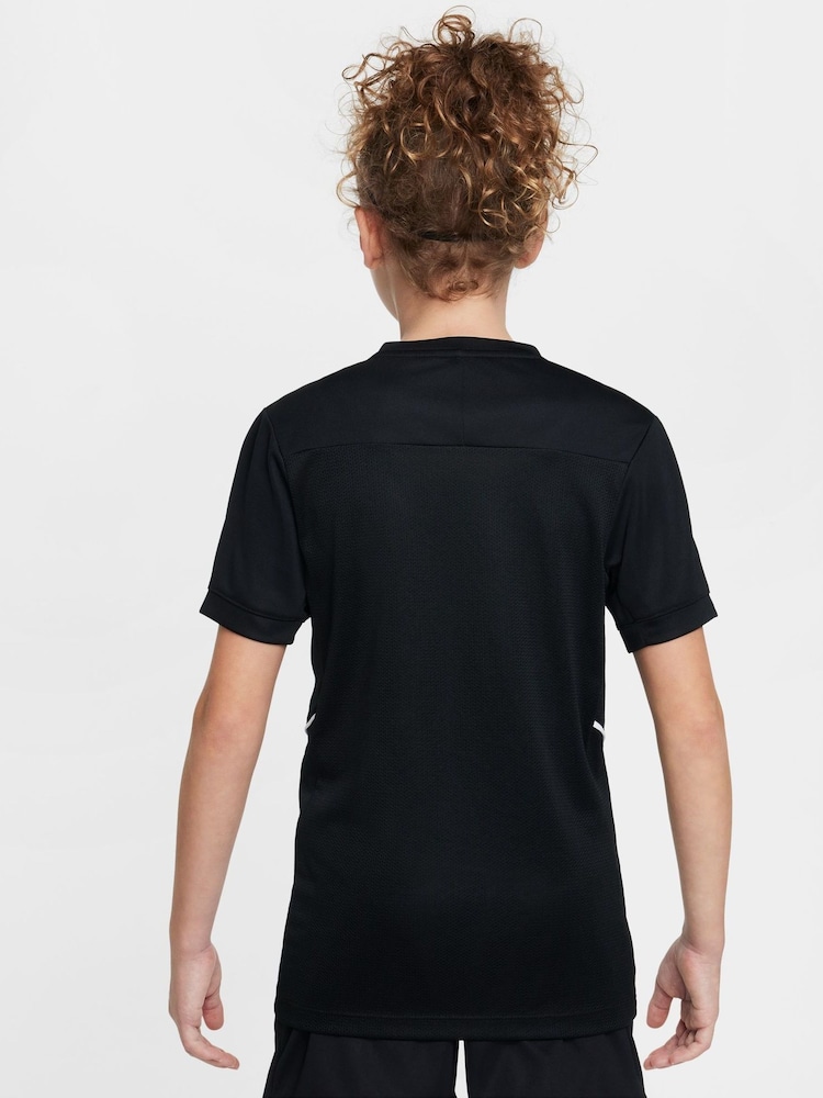 Nike Black/White Academy 25 Dri-FIT Football Shirt - Image 2 of 6