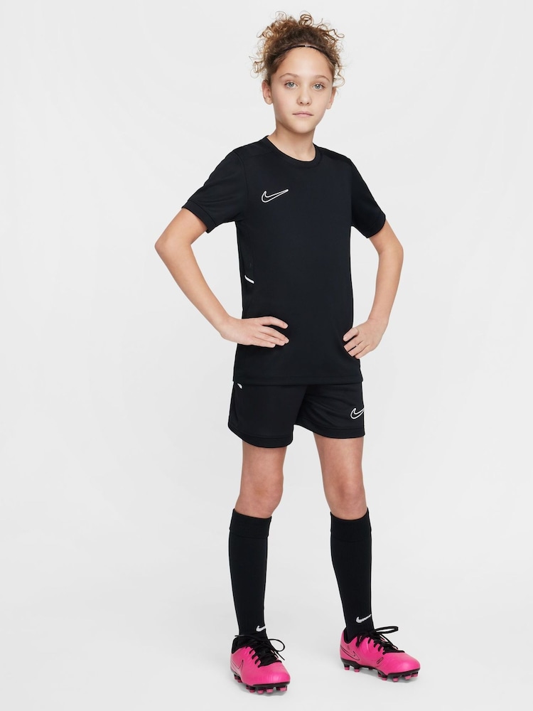 Zwart/wit - Nike Academy 25 Dri-FIT Football Shirt - Image 4 of 6