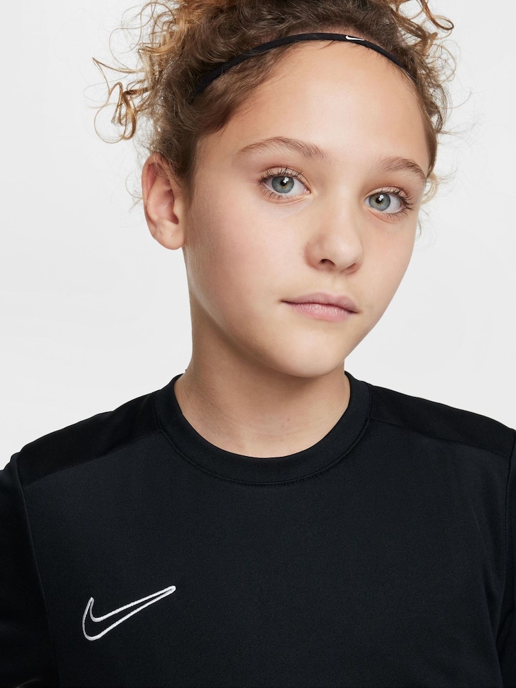 Zwart/wit - Nike Academy 25 Dri-FIT Football Shirt - Image 5 of 6