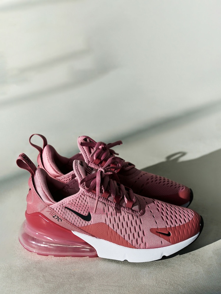 Nike Dark Pink Air Max 270 Trainers - Image 1 of 5