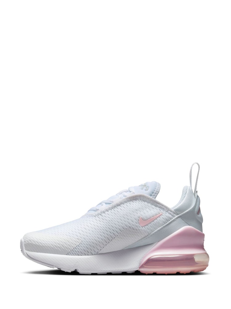 White/Pink Foam - Nike Junior Air Max 270 sneakers - Image 4 of 10