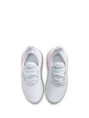 Nike White/Pink Foam Junior Air Max 270 Trainers - Image 7 of 10