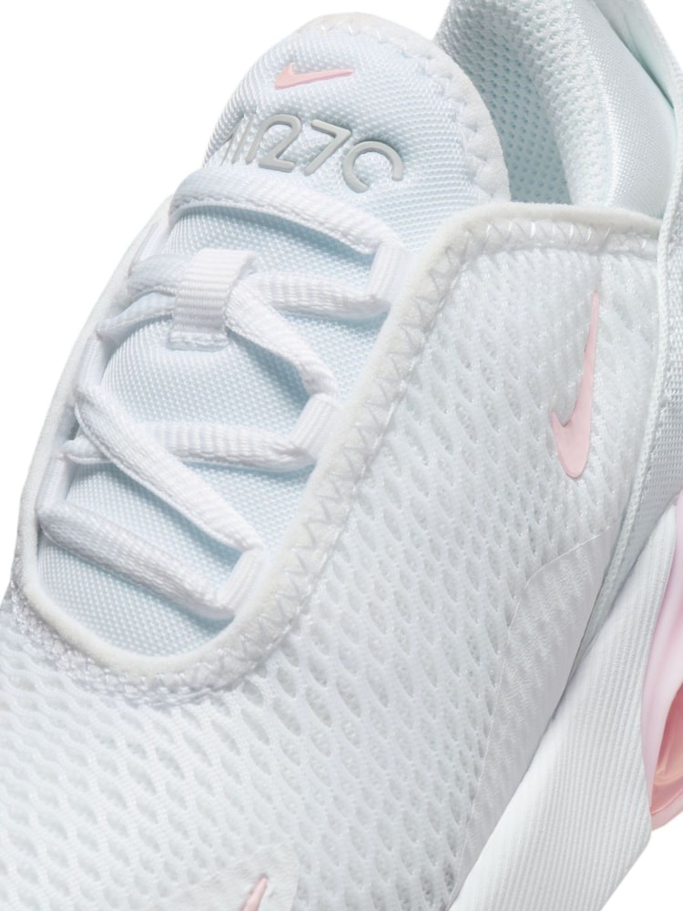 White/Pink Foam - Nike Junior Air Max 270 sneakers - Image 9 of 10