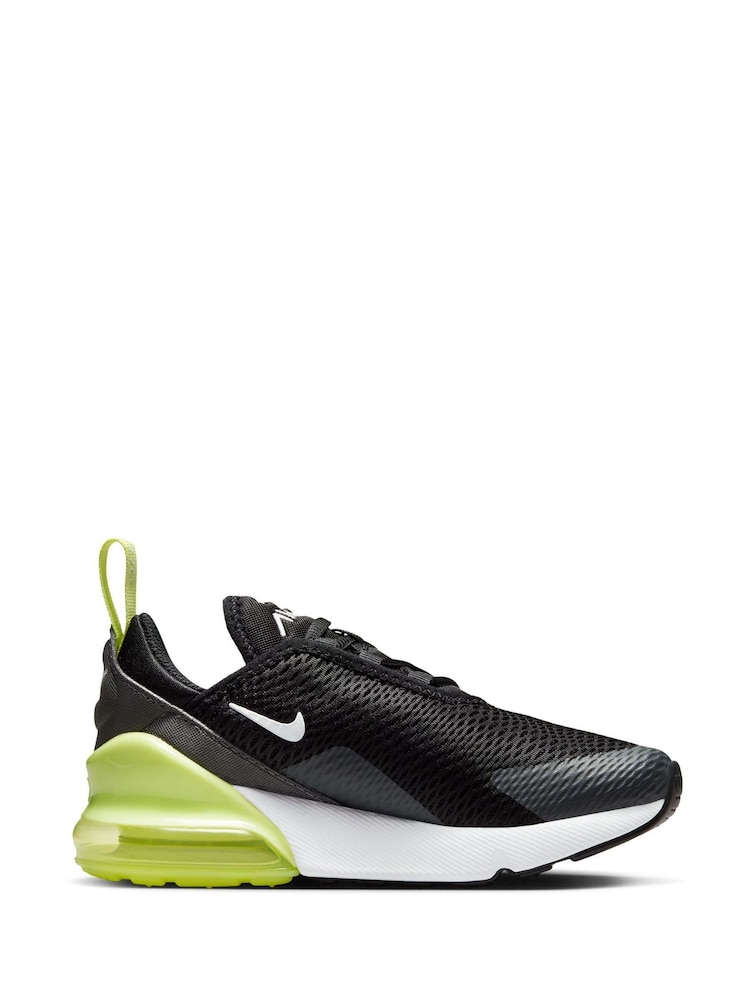 Zwart-gele Twisst - Nike Junior Air Max 270 sneakers - Image 3 of 10
