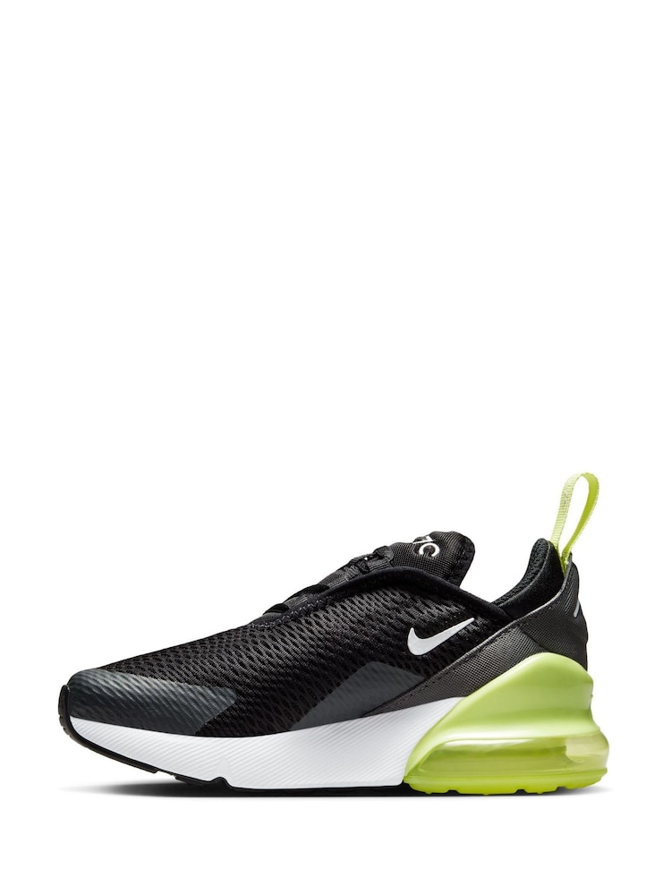 Zwart-gele Twisst - Nike Junior Air Max 270 sneakers - Image 4 of 10