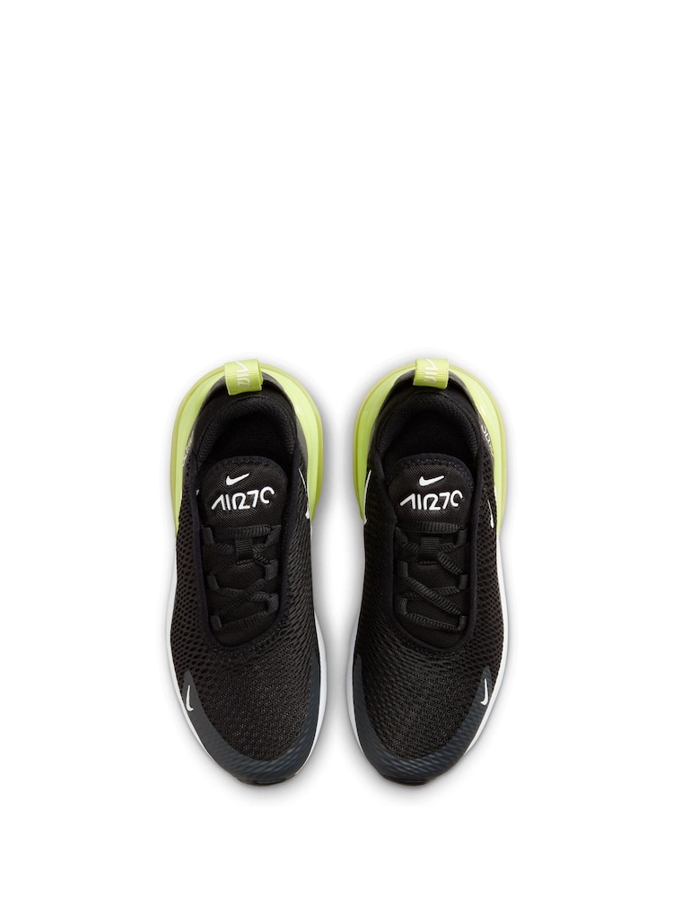 Zwart-gele Twisst - Nike Junior Air Max 270 sneakers - Image 7 of 10