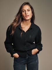 Laura Ashley Pointelle pletena jopa - Slika 6 iz 9