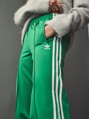 Verde - adidas Firebird 3 Stripe Straight Trackpants - Imagen 4 de 6