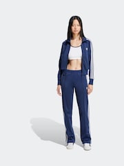 Синий - Прямые спортивные брюки adidas Firebird 3 Stripe - Image 6 of 9