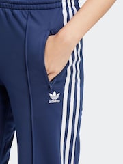 Синий - Прямые спортивные брюки adidas Firebird 3 Stripe - Image 8 of 9