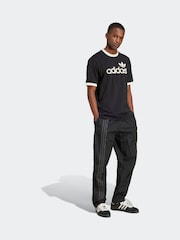 adidas Originals Black Simple 100% Cotton T-Shirt - Image 3 of 6