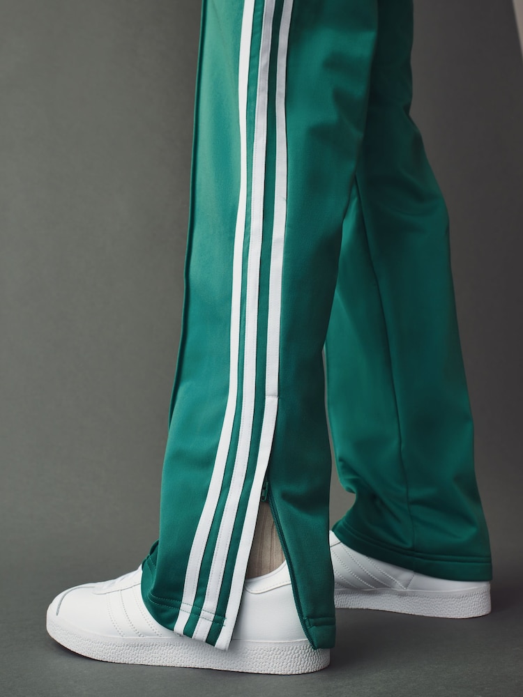 Donkergroen - adidas Firebird 3 Stripe Straight Trackpants - Image 3 of 9