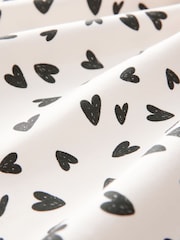 Monochrome Heart Heavyweight 100% Cotton Long Sleve Pyjamas - Image 10 of 11