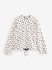 Monochrome Heart Heavyweight 100% Cotton Long Sleve Pyjamas - Image 8 of 11
