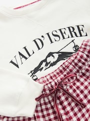 Red Gingham Sweat and Flannel Pyjamas - Image 5 of 6