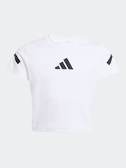 Blanco - adidas Baby ZNE 100% Cotton T-Shirt - Imagen 6 de 6