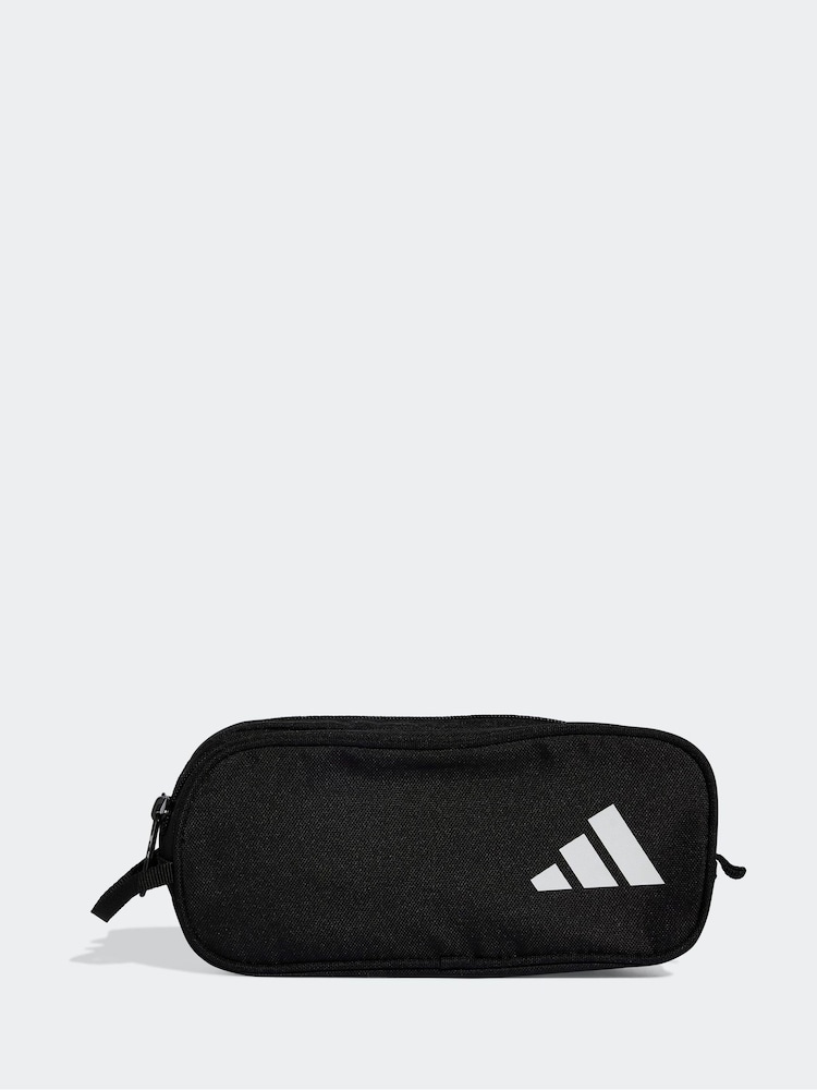 adidas Black 2 Zipper Pencil Case - Image 1 of 5