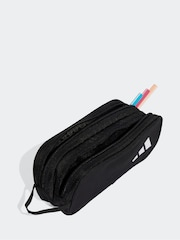 adidas Black 2 Zipper Pencil Case - Image 3 of 5