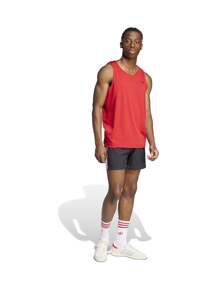 Negro - Shorts de baño de 3 rayas y 5 pulgadas Adicolor de adidas - Imagen 1 de 5