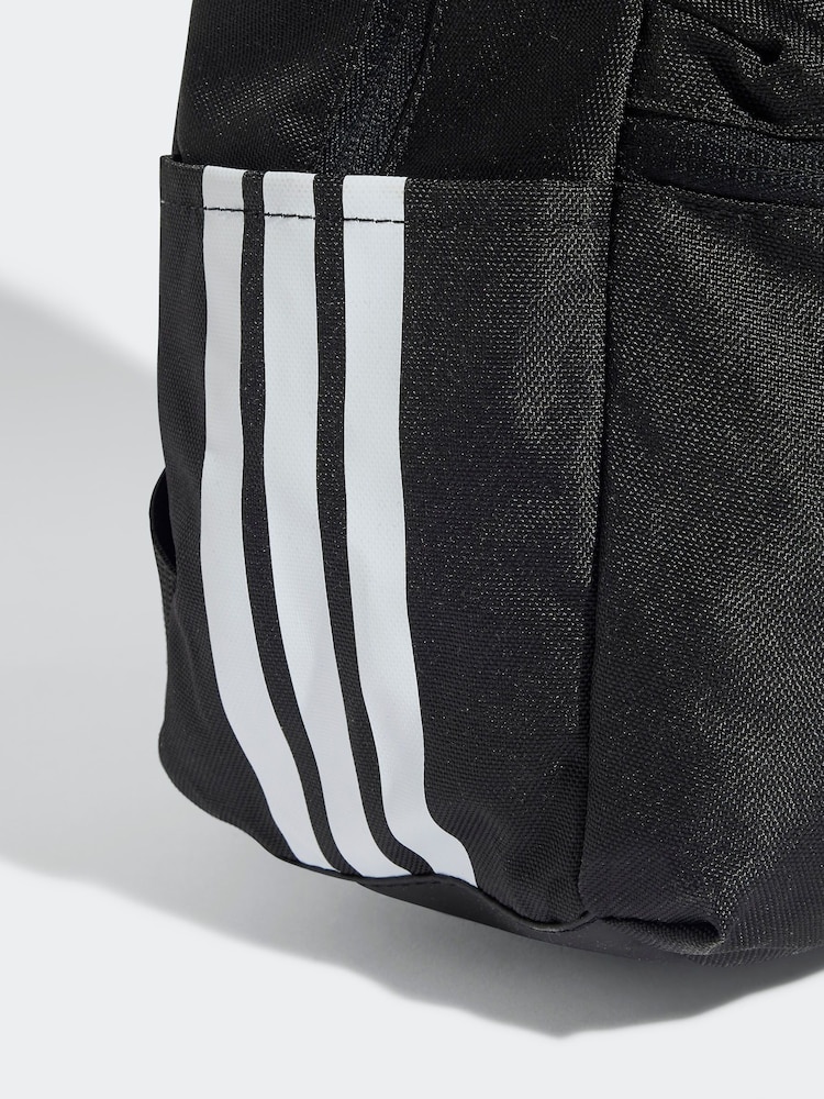 adidas Black 3 Bar Kids Backpack - Image 4 of 5