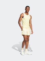 adidas Yellow Adicolor 3-Stripes 5 Inch Swim Shorts - Image 3 of 4