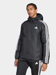 adidas Essentials 3-Stripes Insulation Hooded Jacket - Slika 1 iz 6