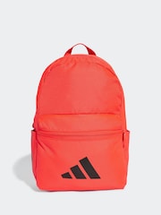 adidas Red 3 Bar Kids Backpack - Image 1 of 5
