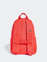 adidas Red 3 Bar Kids Backpack - Image 2 of 5