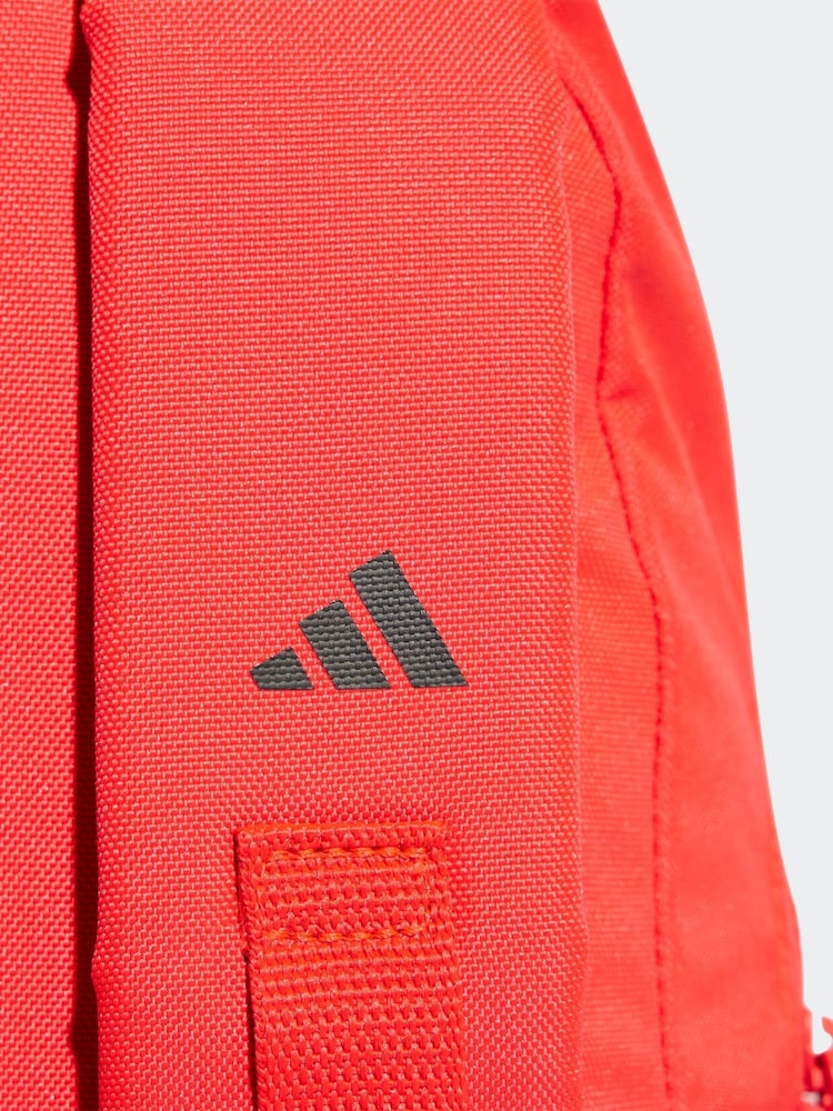 adidas Red 3 Bar Kids Backpack - Image 5 of 5 adidas Red 3 Bar Kids Backpack - Image 5 of 5