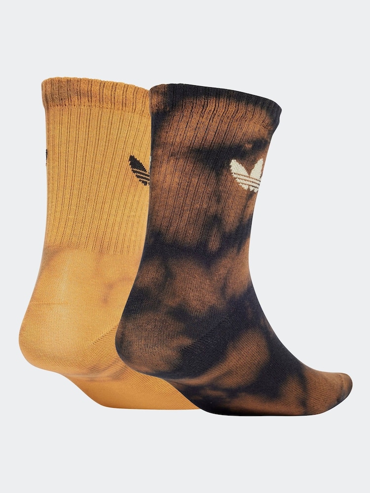 adidas originals Black Acid Wash Socks 2 Pack - Image 2 of 4