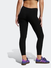 adidas Originals Black Ribbed Leggings - Image 2 of 6